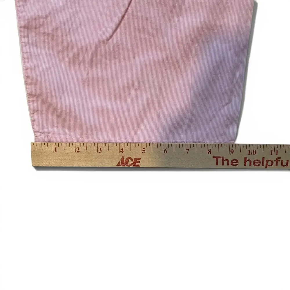 Lenora Pink Cotton Drawstring Lounge Pants Relaxed Casual Women M‎